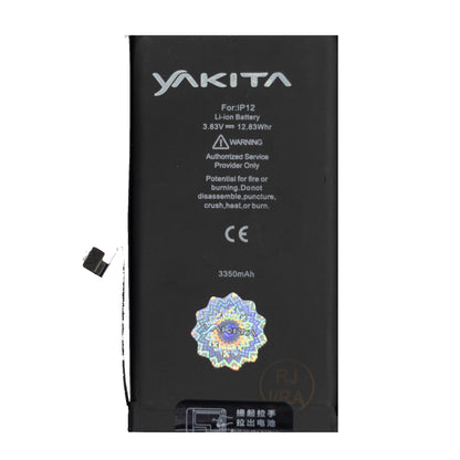 Yakita Extra Power Original Battery for iPhone 12 (A2402,A2403,A2404,A2172) 3350mAh