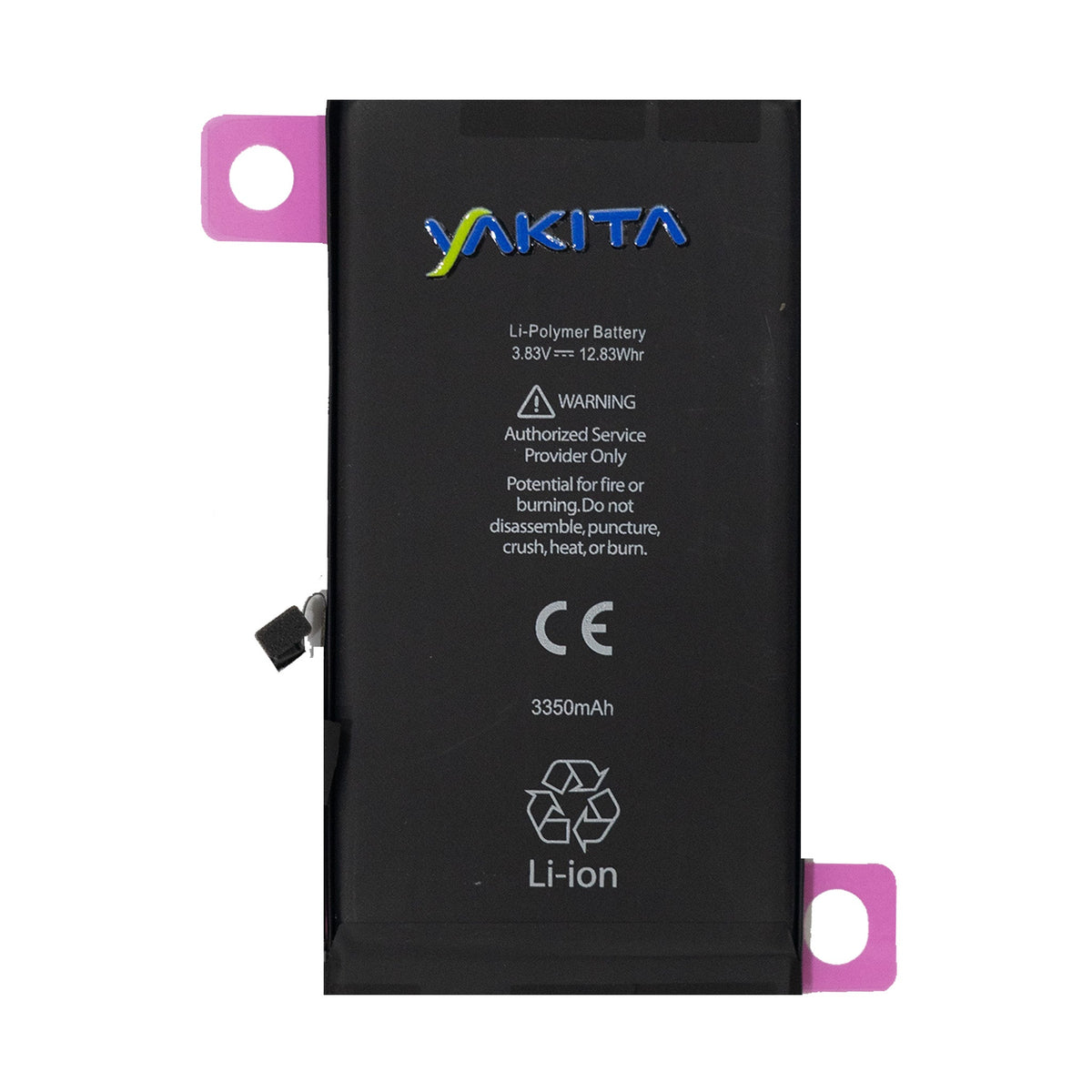 yakita extra power original battery compatible for iphone 12 pro (a2407, a2341, a2406, a2408)3350mah