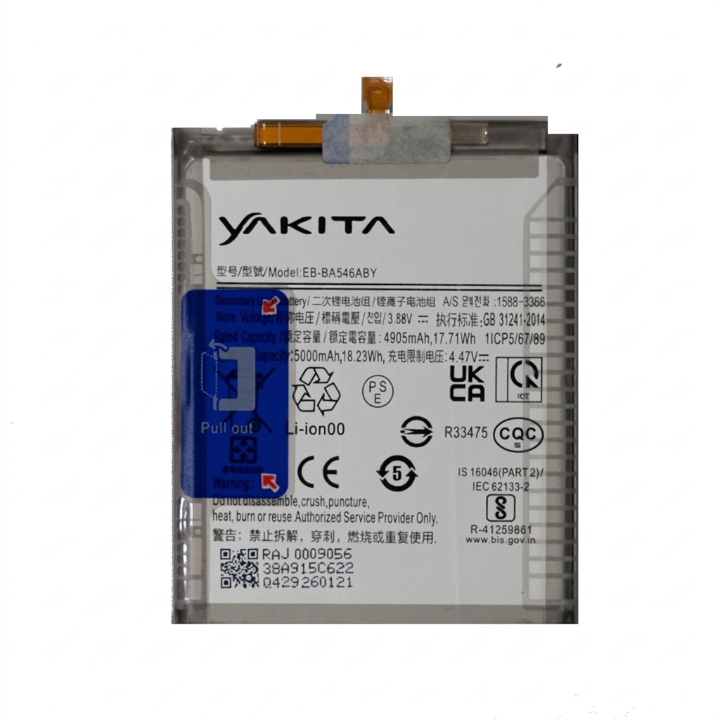 yakita original eb-ba546aby battery for samsung  a34 / a54 / a25 5000mah
