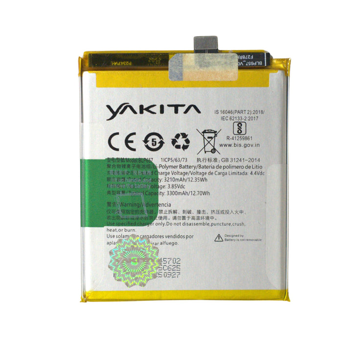 Yakita Original BLP657 Battery Compatible for OnePlus 6 3300mAh