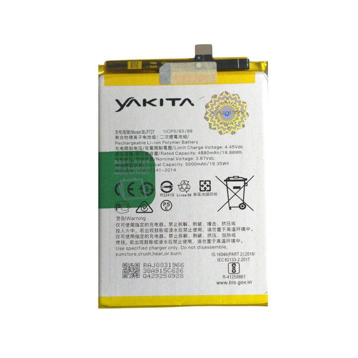Yakita Original BLP727 Battery for Realme -5/5I/C3 5000mAh