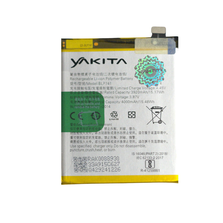 Yakita Original BLP741 Battery for Realme XT/Realme X2 4000mAh