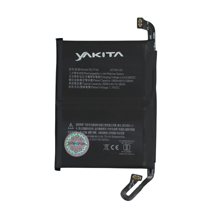 Yakita Original BLP749 Battery for Realme X2 Pro, RMX1931 2000mAh