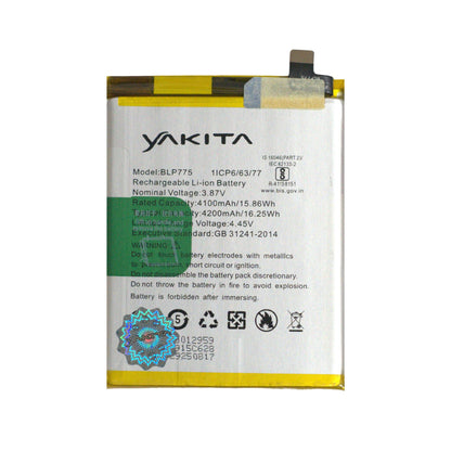 Yakita Original BLP775 Battery Compatible for Realme X3 4200mAh