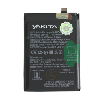 Yakita Original BLP793 Battery for Oppo Narzo 30A / Narzo 20 6000mAh