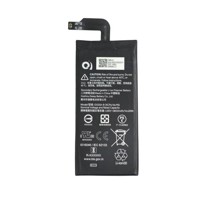 Yakita Original G025A-B Battery for Google Pixel 5 XL 3800mAh