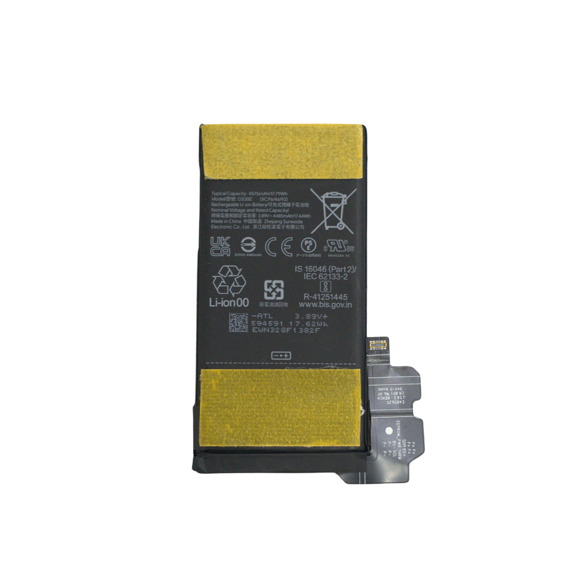 yakita original gs35e battery for google pixel 8 4575mah