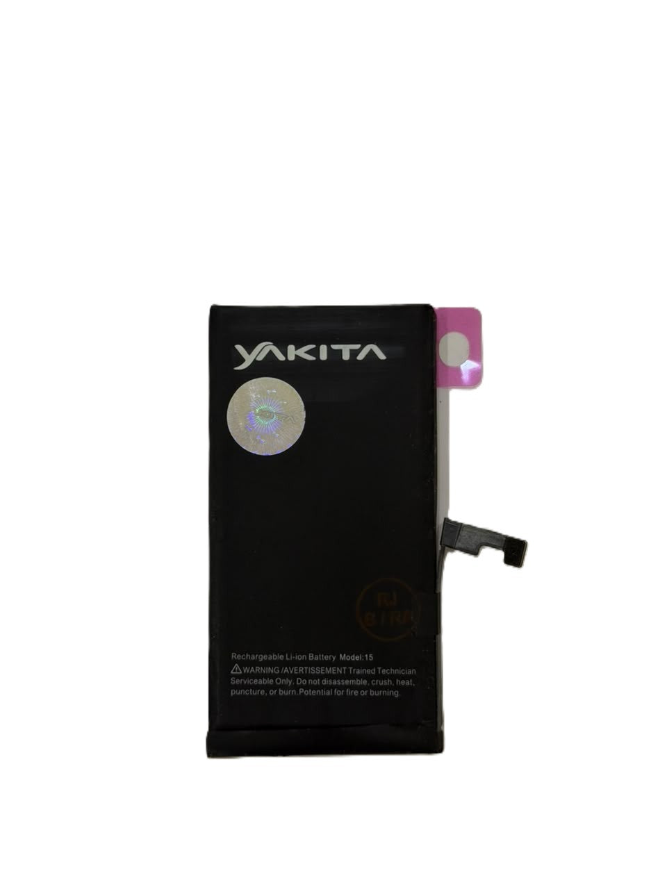 yakita extra power original battery for iphone 15 (a3090,a2846,a3089,a3092) 3650 mah battery