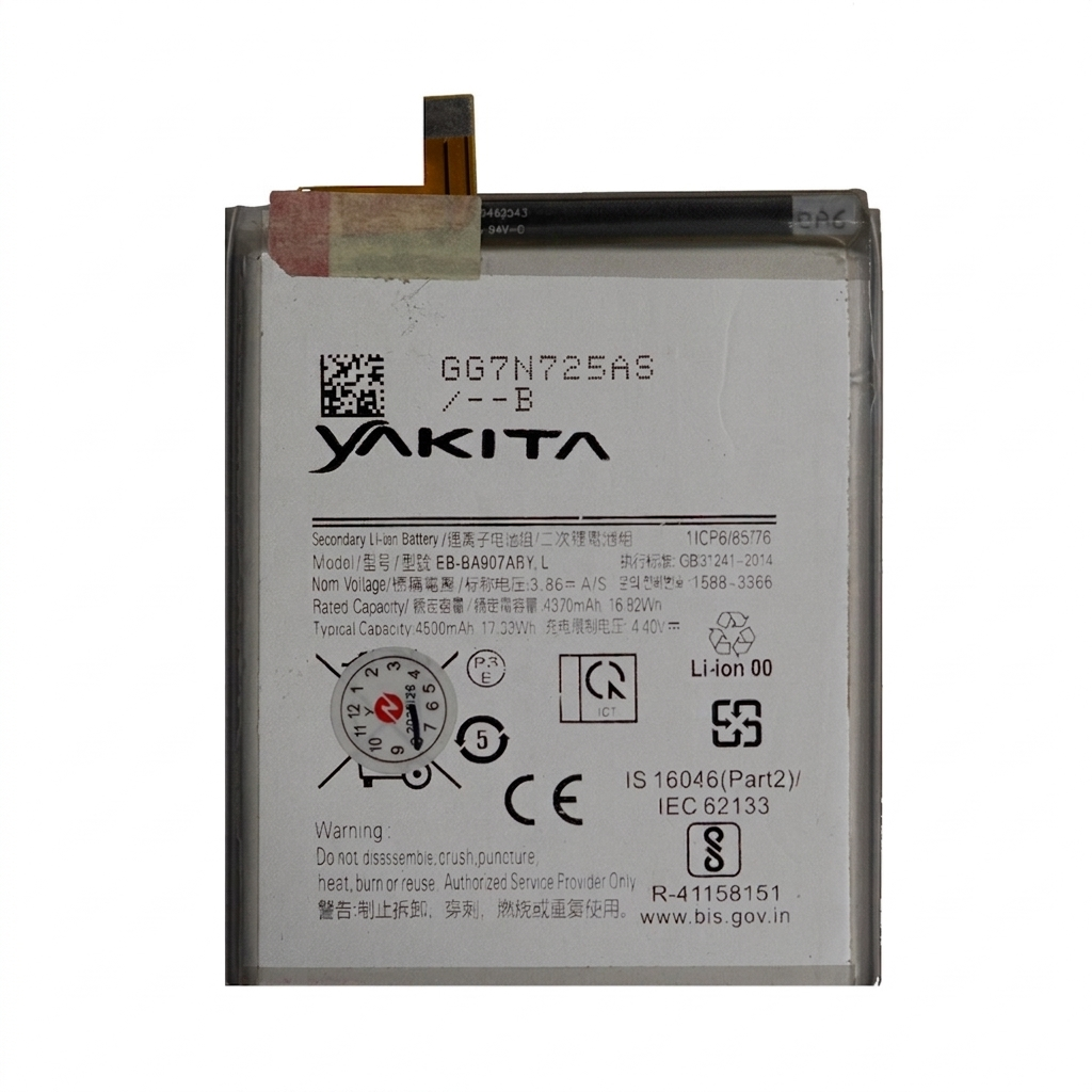 yakita original eb-ba907aby battery for samsung galaxy s10 lite 4500mah