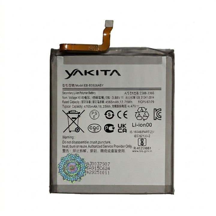 Yakita Original EB-BS926ABY Battery for Samsung Galaxy S24+5G 4765mAh