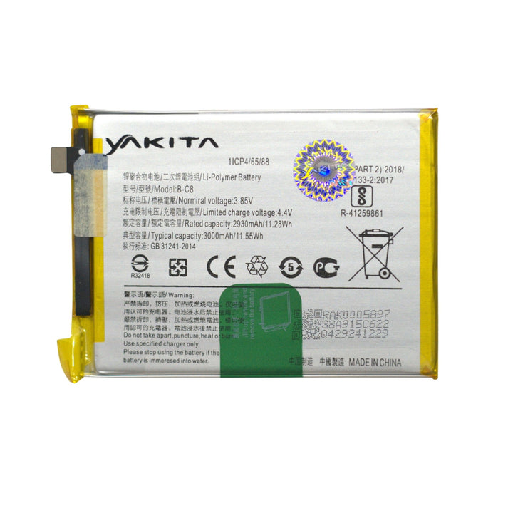 Yakita Original B-C8 Battery for Vivo Y69/ 1714 Battery 2930mAh