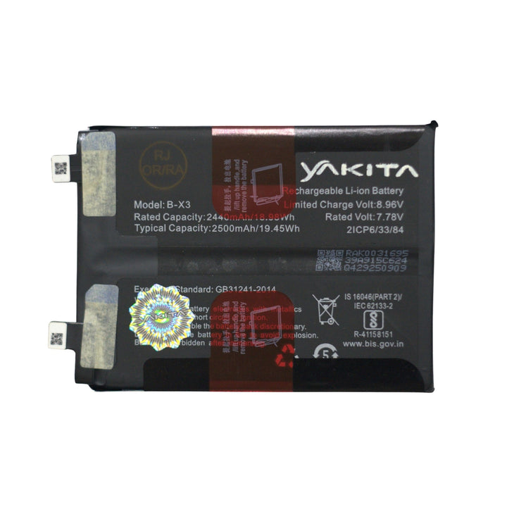 Yakita Original B-X3 Battery for Vivo iQOO 11 (V2243A) 2500mAh