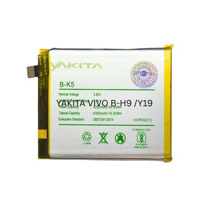 Yakita Original B-K5 Battery Compatible for Vivo X30 (V1938CT) | X30 Pro (V1938T) - (4350mAh)