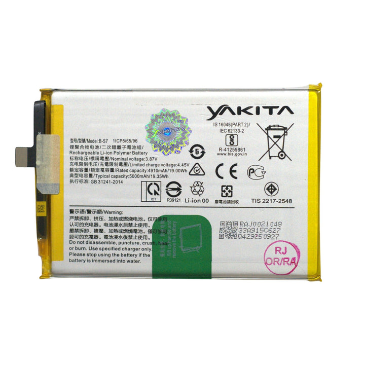 Yakita Original B-S7 Battery for Vivo Y15a V2134 / Y15s /V2120,/V2147 / Y01 V2166
