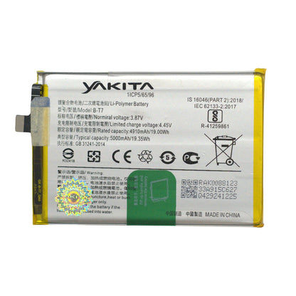 Yakita Original B-08 Battery for Vivo Y52s /V2057A/ Y31 / V2036/ V2021 / Y52S / V20657 /Y15 Battery 4910mAh