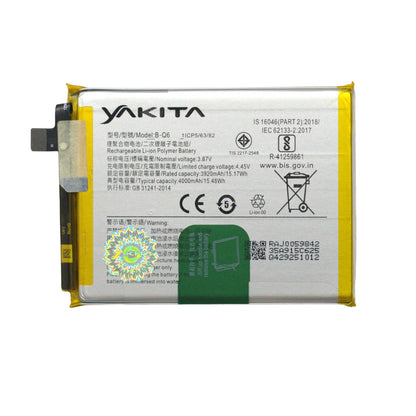 Yakita Original B-Q6 Battery Compatible for Vivo V21e 5G (V2055) - (3920mAh)