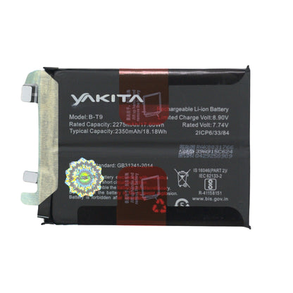Yakita Original B-T9 Battery for Vivo iQOO 9 5G V2171A 2350mAh