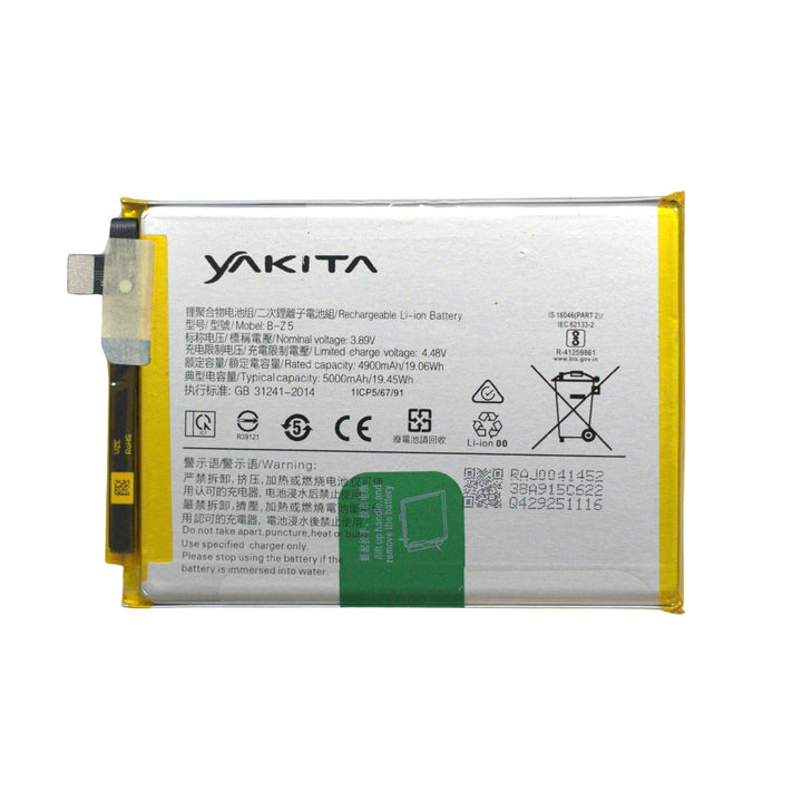 Yakita Original B-Z5 Battery for Vivo Y36 / Y27 (V2302,V2248) 5000mAh