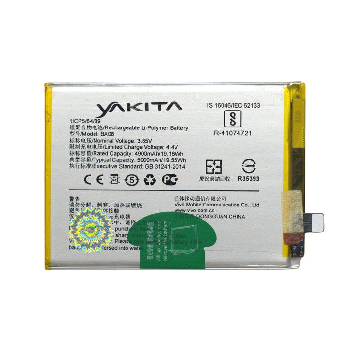 Yakita Original Battery for Vivo BA08 Battery for Vivo V29e (V2303) 5000mAh