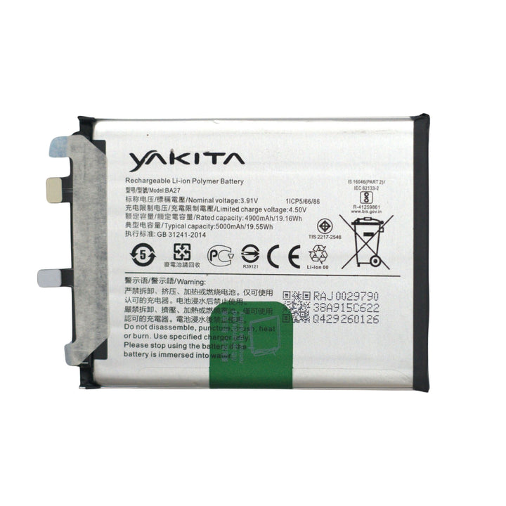 Yakita Original BA27 Battery for Vivo Y100 5G V2239 5000mAh